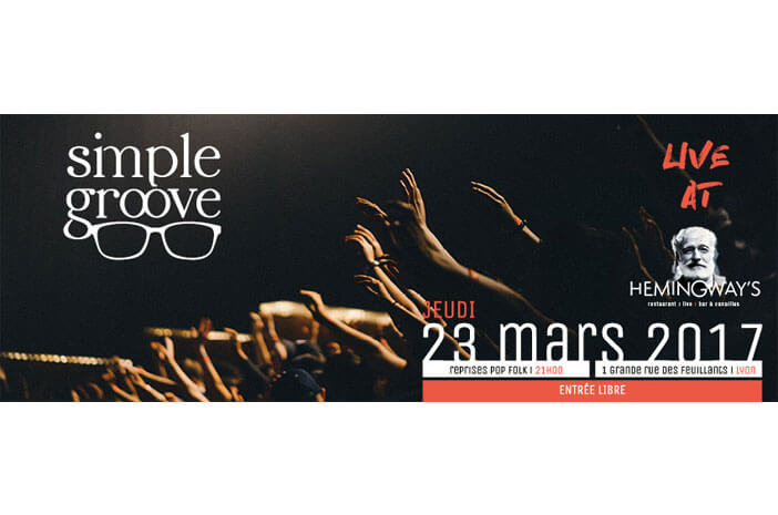 Concert Live Jeudi 23 Mars 2017 à 21H / SIMPLE GROOVE